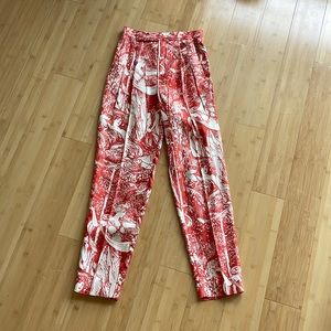 Celine Phoebe Philo Printed Trousers